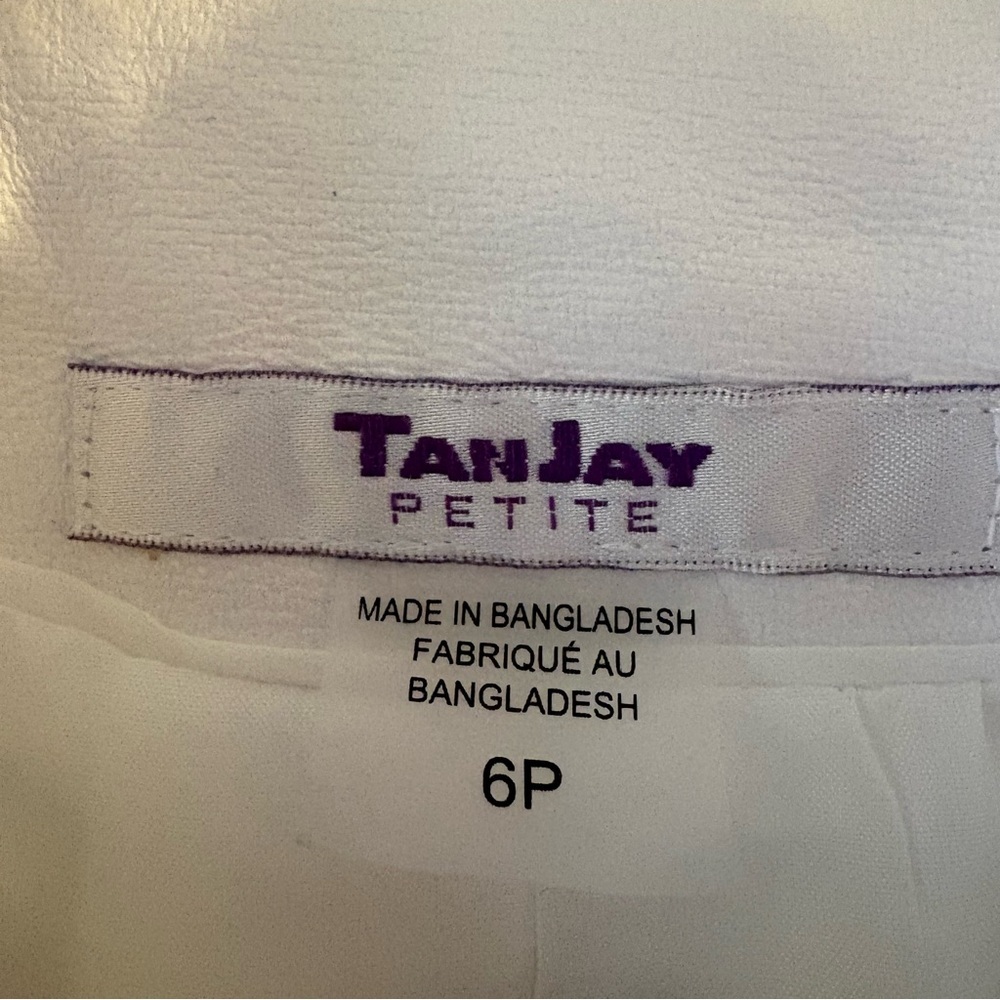 TanJay White Jacket for Women, Sz 6P - Picture 4 of 12
